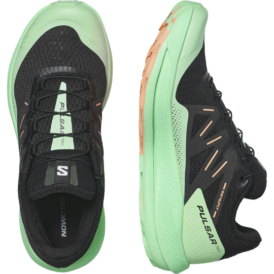 Salomon PULSAR TRAIL W Black/Green Ash/Cantaloupe