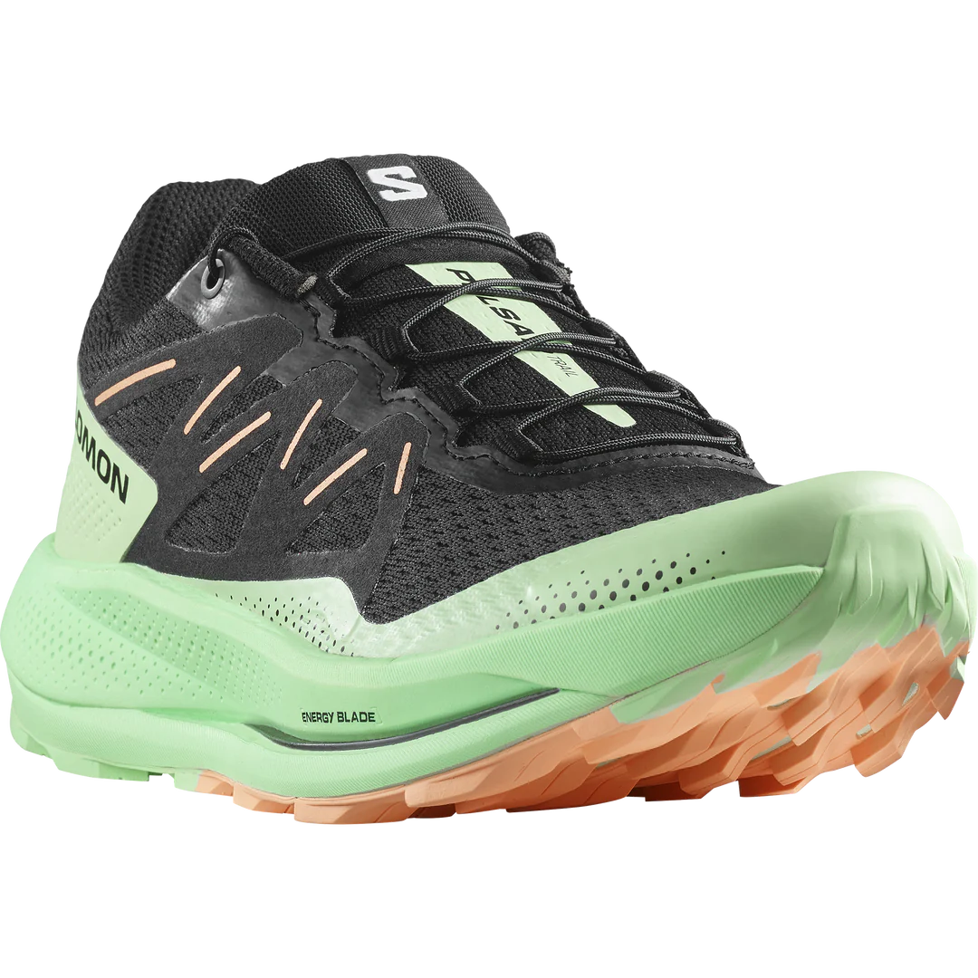Salomon PULSAR TRAIL W Black/Green Ash/Cantaloupe