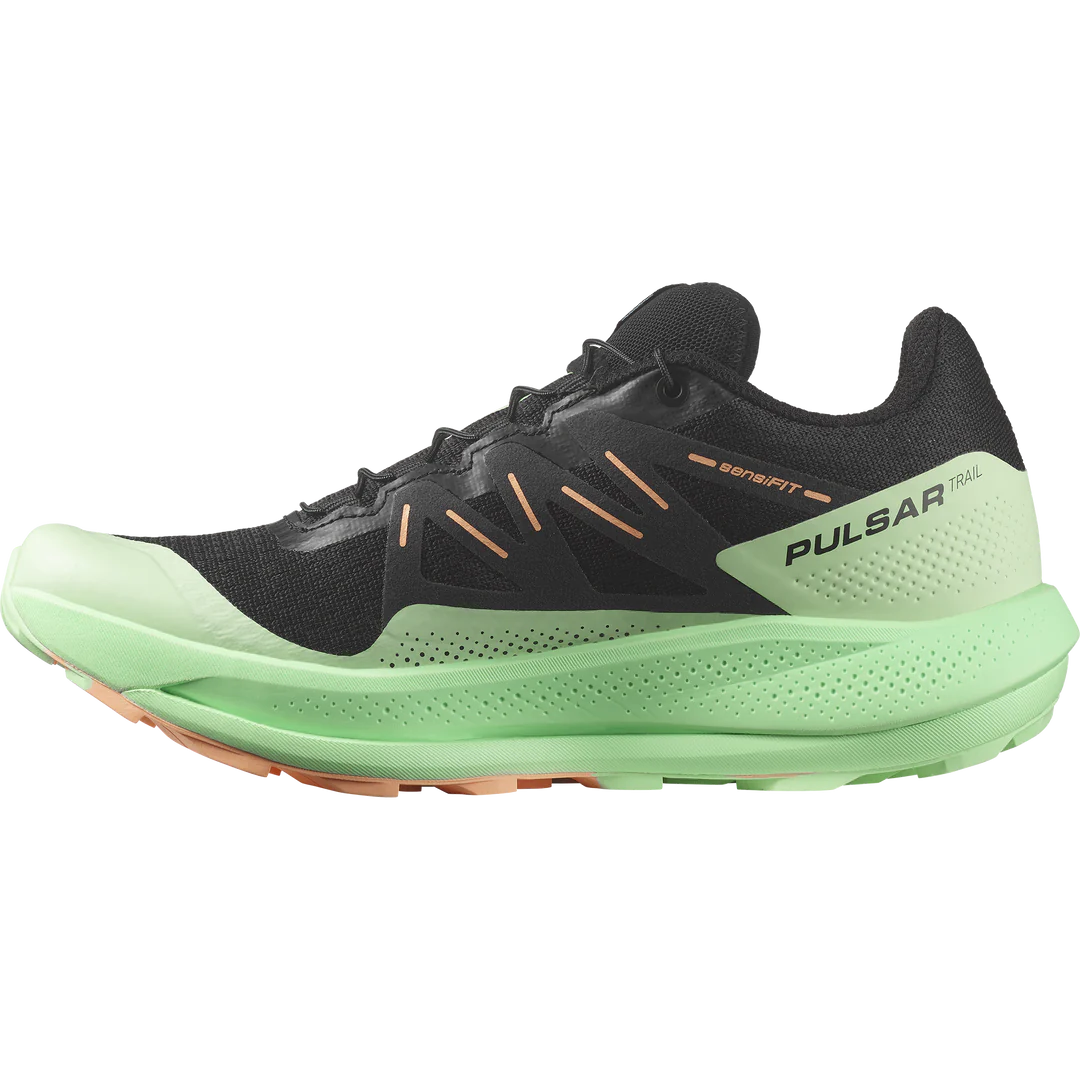 Salomon PULSAR TRAIL W Black/Green Ash/Cantaloupe