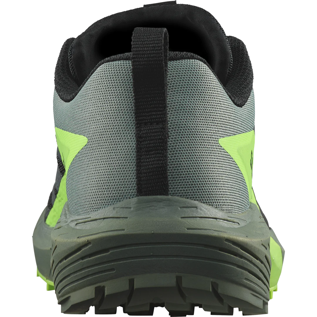 SALOMON SENSE RIDE 5 Black/Laurel Wreath/Green Gecko