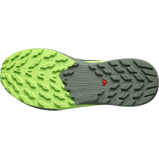SALOMON SENSE RIDE 5 Black/Laurel Wreath/Green Gecko