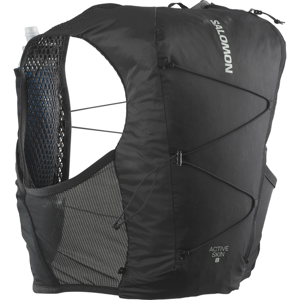 Salomon Active Skin 8 Set Black/Metal Run Vest