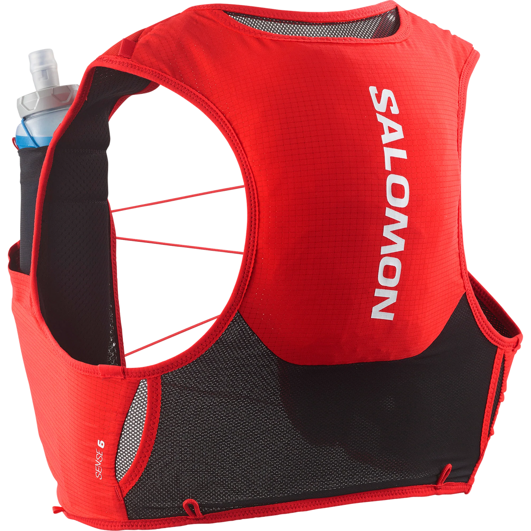 Salomon SENSE PRO 6 Fiery Red / BLACK Run Vest