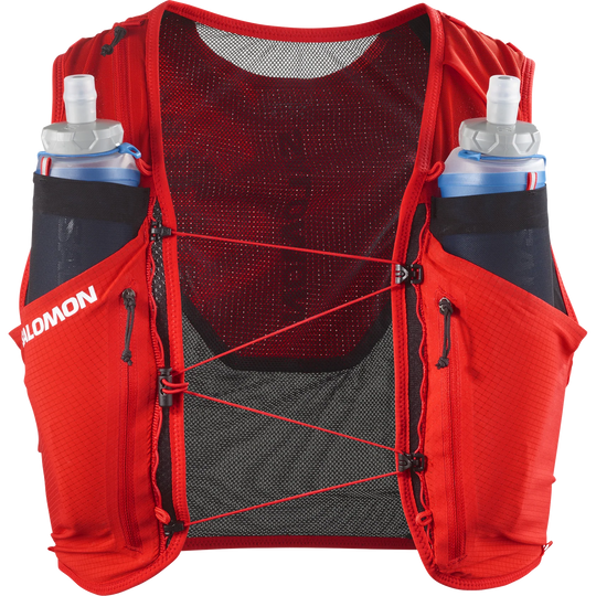 Salomon SENSE PRO 6 Fiery Red / BLACK Run Vest