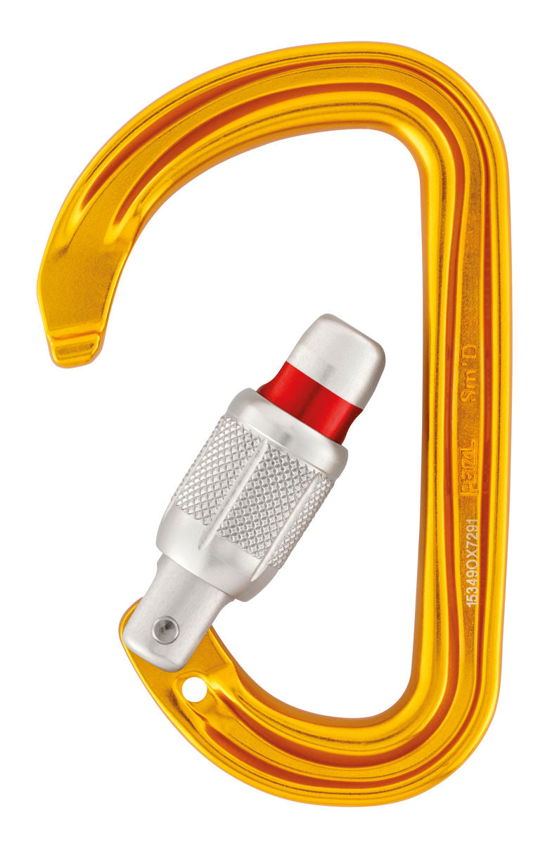 Petzl SmD Screw Lock Climbing Carabiner