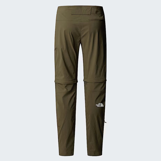 The North Face Mens Exploration Convertible Regular Tapered Pants New Taupe Green
