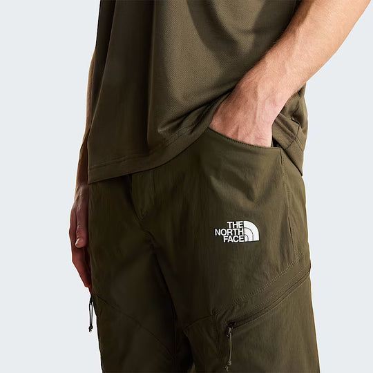 The North Face Mens Exploration Convertible Regular Tapered Pants New Taupe Green