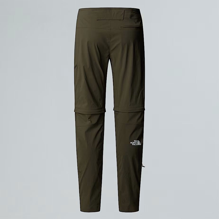 The North Face Mens Exploration Convertible Regular Tapered Pants New Taupe Green