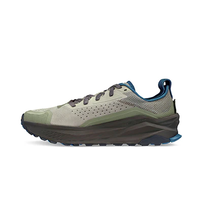 Altra M Olympus 6 Taupe Green Trail Shoe