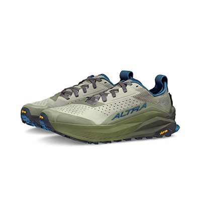 Altra M Olympus 6 Taupe Green Trail Shoe