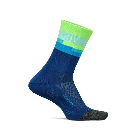 Feetures Elite Light Cushion Mini Crew Surfboard Blue