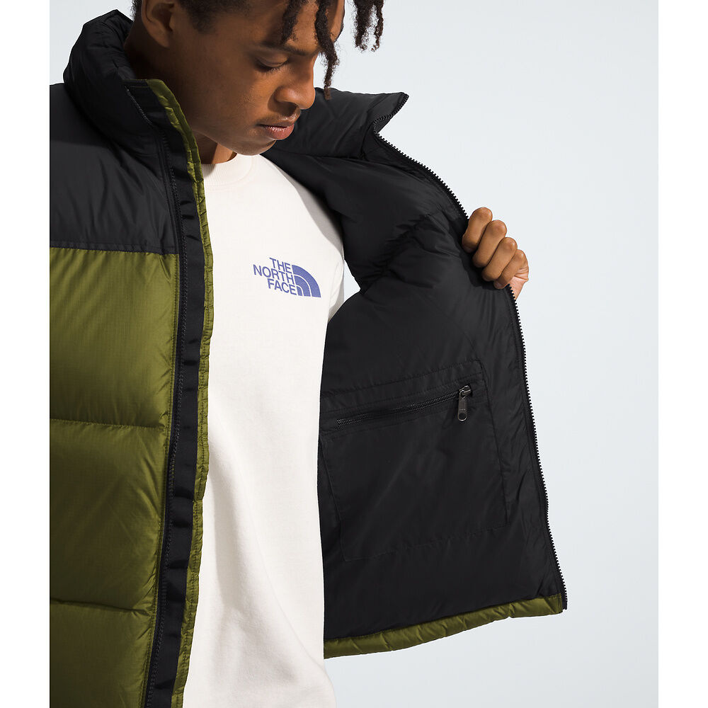 The North Face M 96 Retro Nuptse Vest Forest Olive Summit Gear
