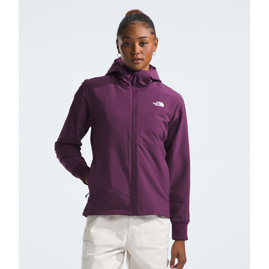 The North Face W Shelbe Raschel Hoodie Black Currant Purple