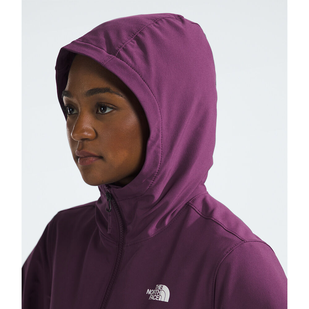 The North Face W Shelbe Raschel Hoodie Black Currant Purple