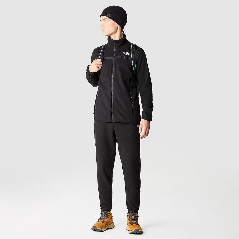 The North Face Men's 100 Glacier Full-Zip Fleece TNF Black