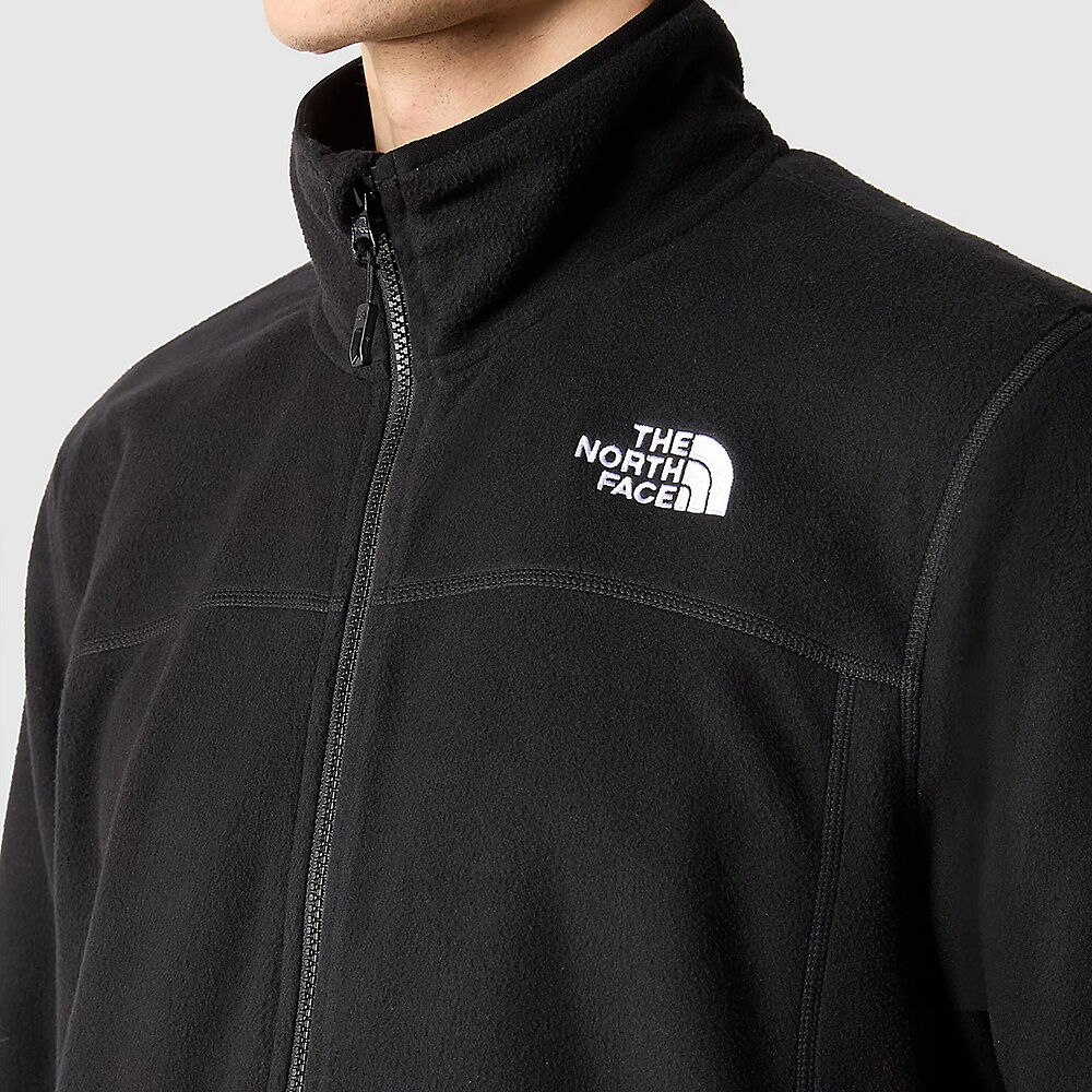 The North Face Men's 100 Glacier Full-Zip Fleece TNF Black