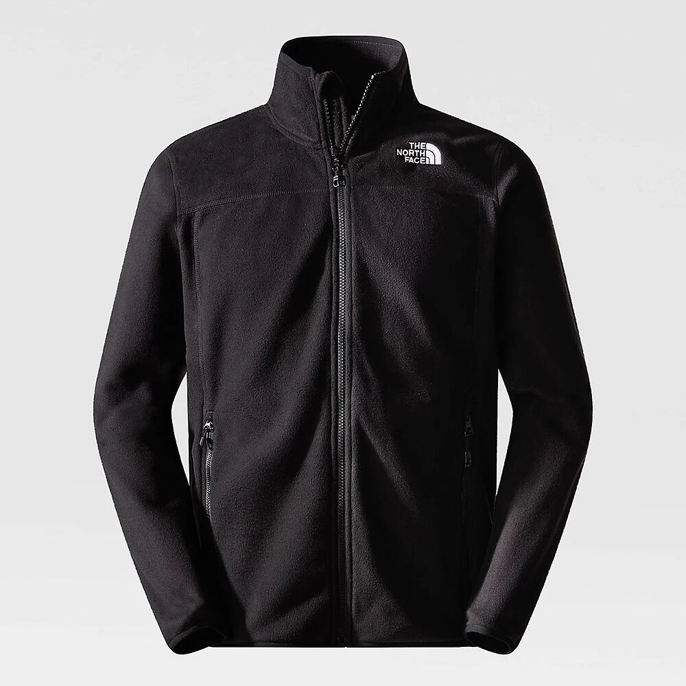 The North Face Men's 100 Glacier Full-Zip Fleece TNF Black