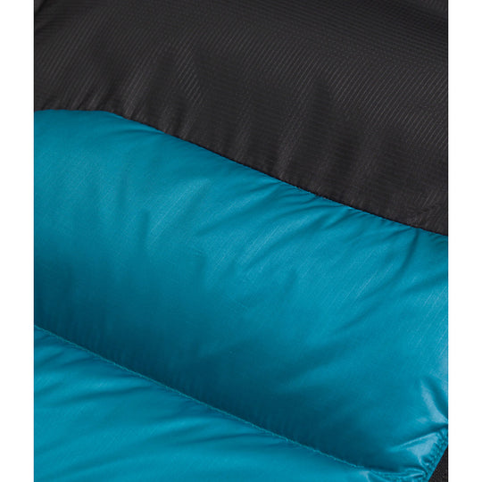 The North Face Mens Kalix Down Hoodie Dusk Blue-TNF Black