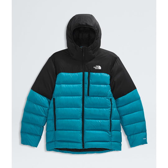 The North Face Mens Kalix Down Hoodie Dusk Blue-TNF Black