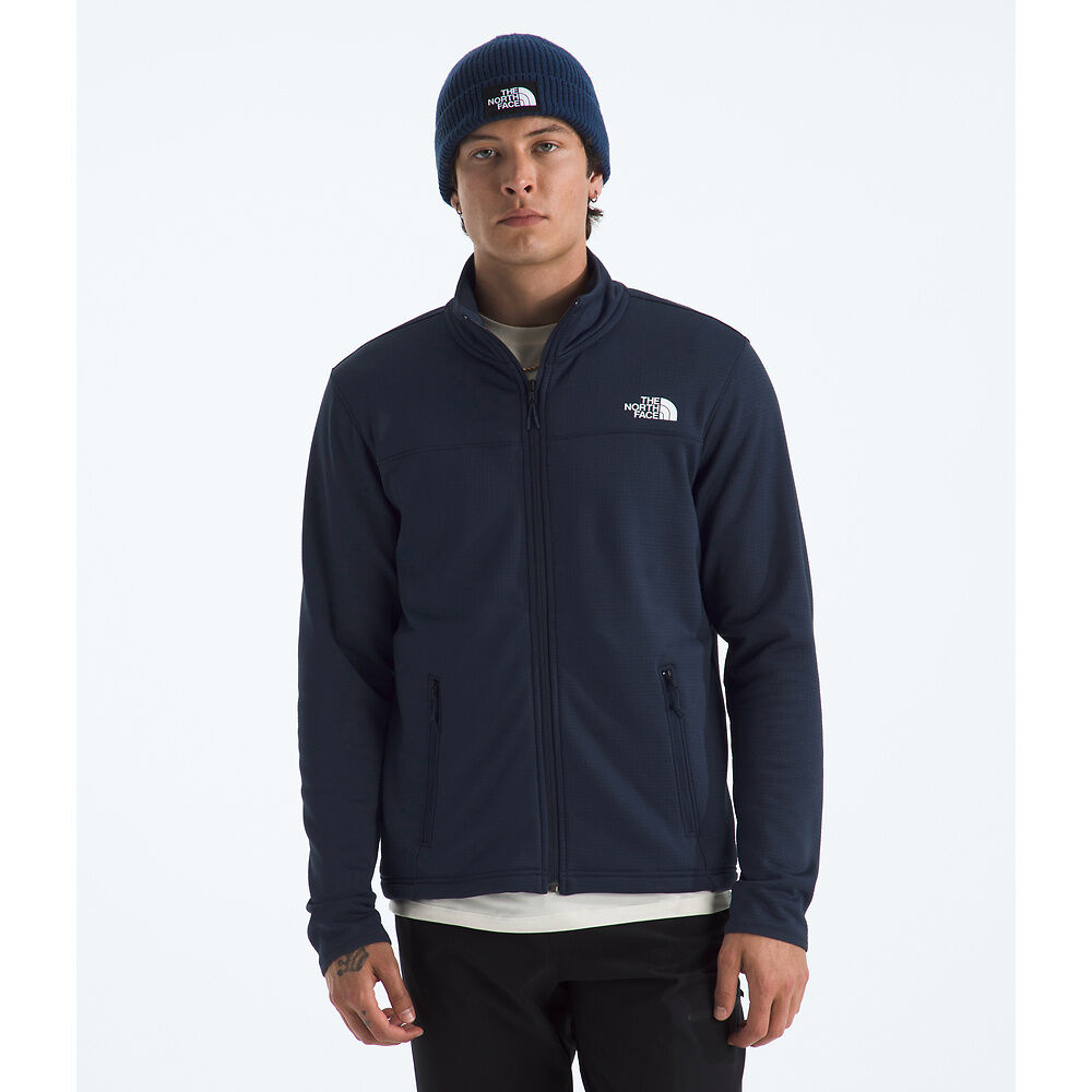 The North Face Mens Cedar Trail Grid Fleece Full Zip Jacket