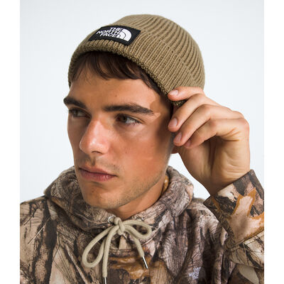 The North Face Logo Box Cuffed Beanie Cedar