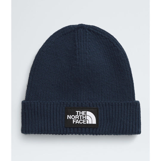 The North Face Logo Box Cuffed Beanie SUMMIT NAVY