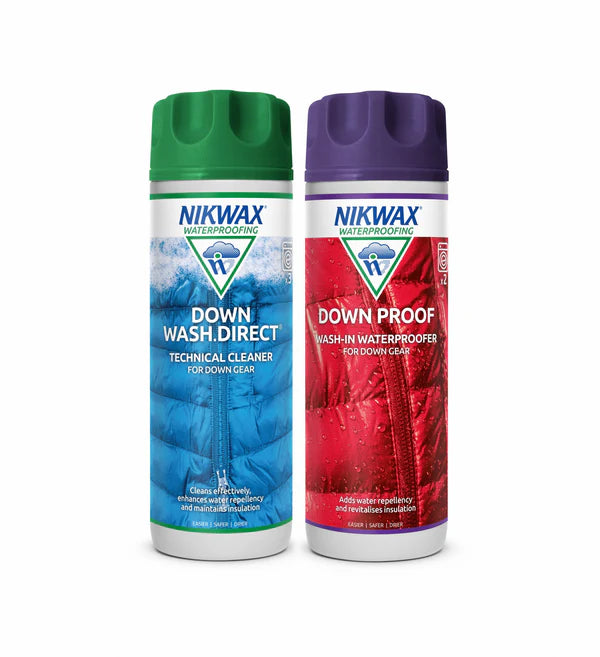 Nikwax Down Wash Direct + Down Proof (300mL)
