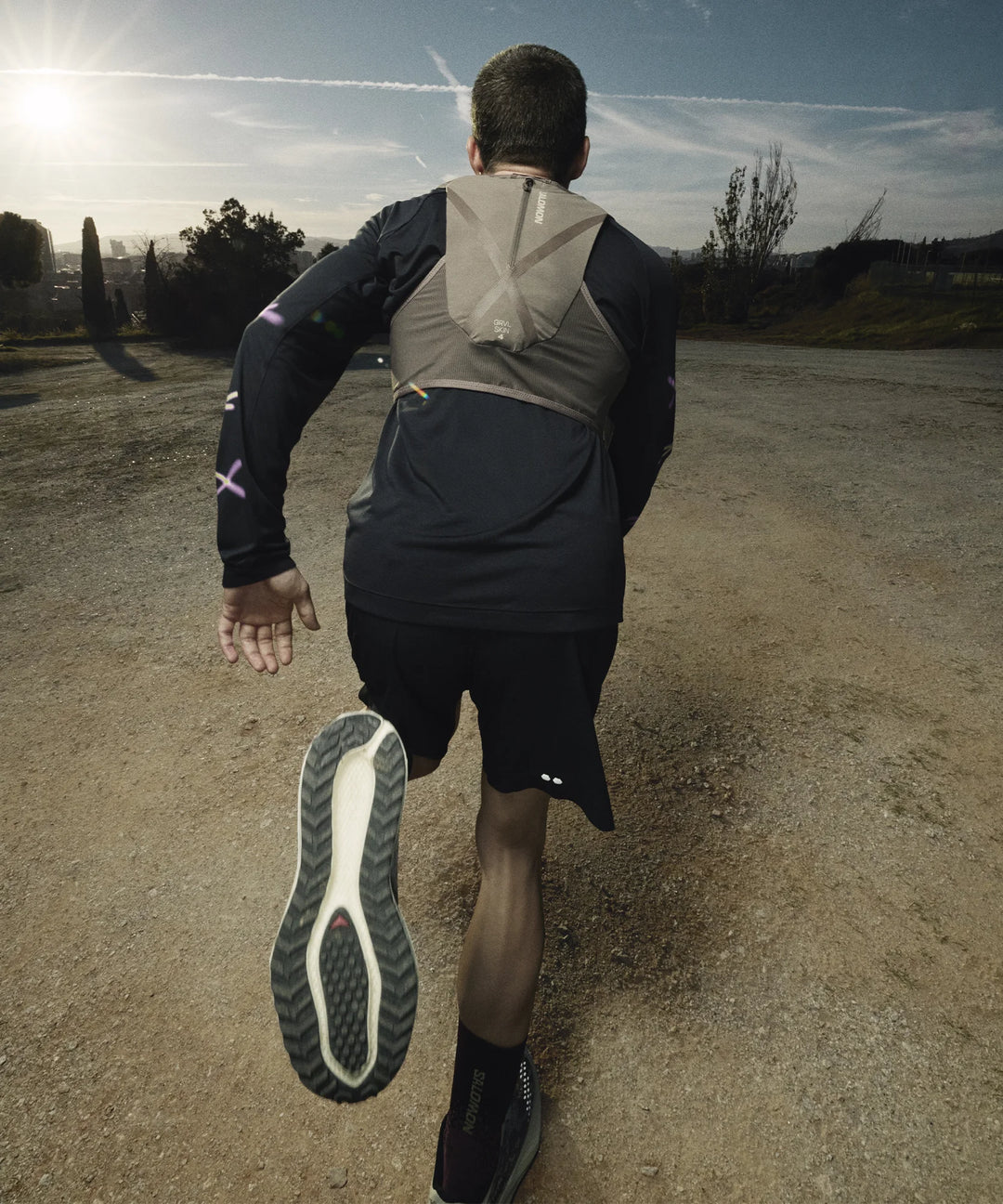 Salomon Aero Glide 4 Grvl Vanilla Ice / Black / Iron