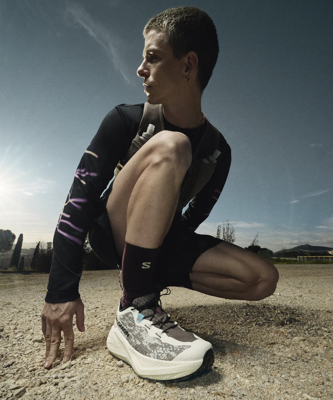 Salomon Aero Glide 4 Grvl Vanilla Ice / Black / Iron