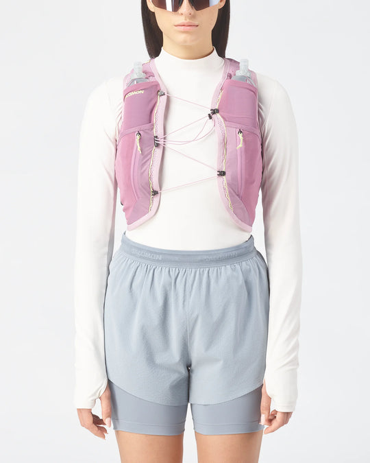 Salomon Active Skin 12 Dawn Pink / Dusky Orchid / Butterfly Running Vest