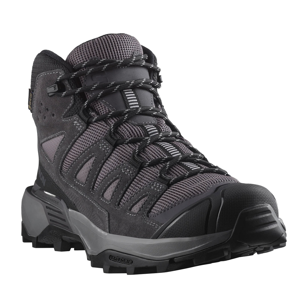 Salomon X ULTRA 360 LEATHER MID GORE-TEX Shark / Nine Iron / Cloud Gray Hiking Boot