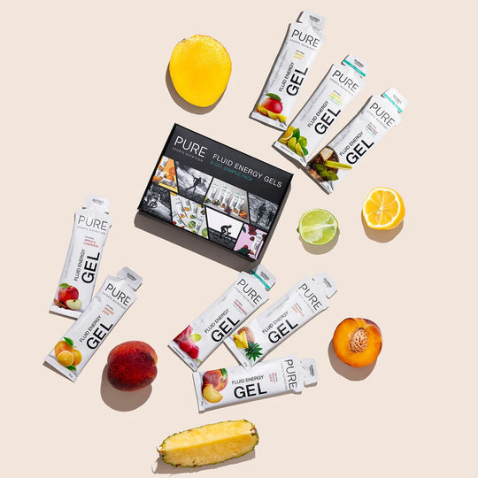 Pure Fluid Energy Gels 8-Pack Sample Box