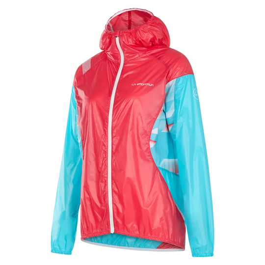 La Sportiva Briza Windbreaker Jkt W Hibiscus/Malibu