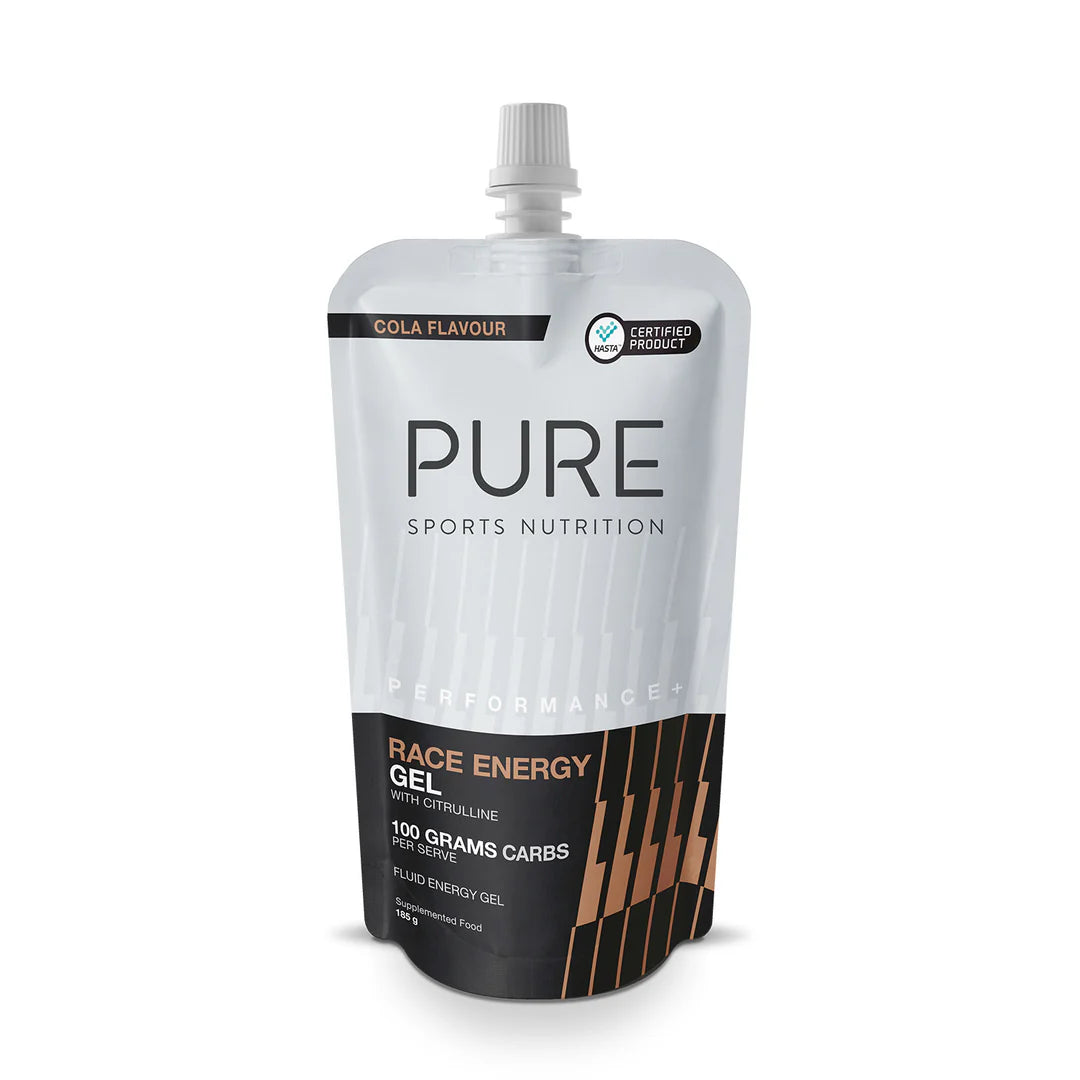 Pure Performance+ Race Energy Gel 100g Carb Pouch - Single Serve