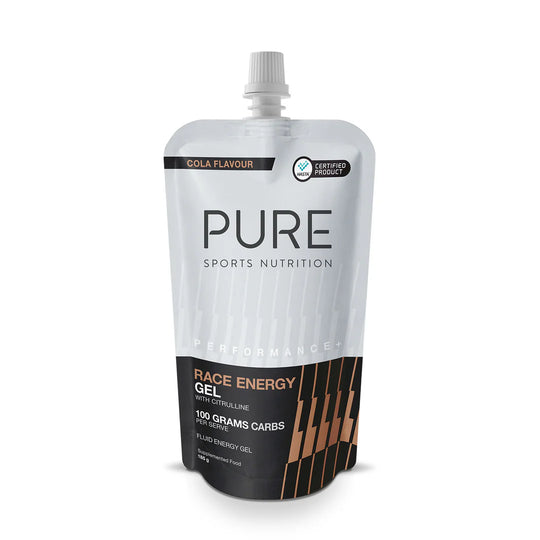 Pure Performance+ Race Energy Gel 100g Carb Pouch - Single Serve
