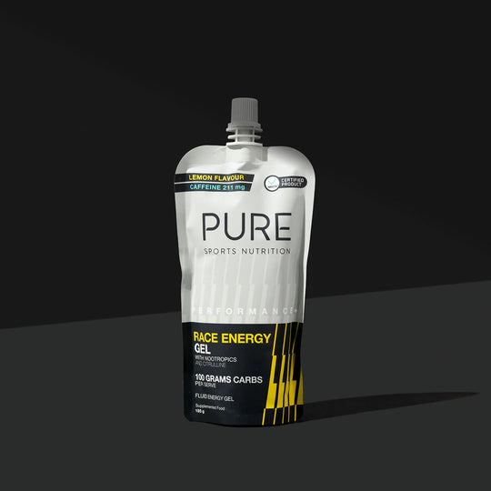 Pure Performance+ Race Energy Gel 100g Carb Pouch - Single Serve