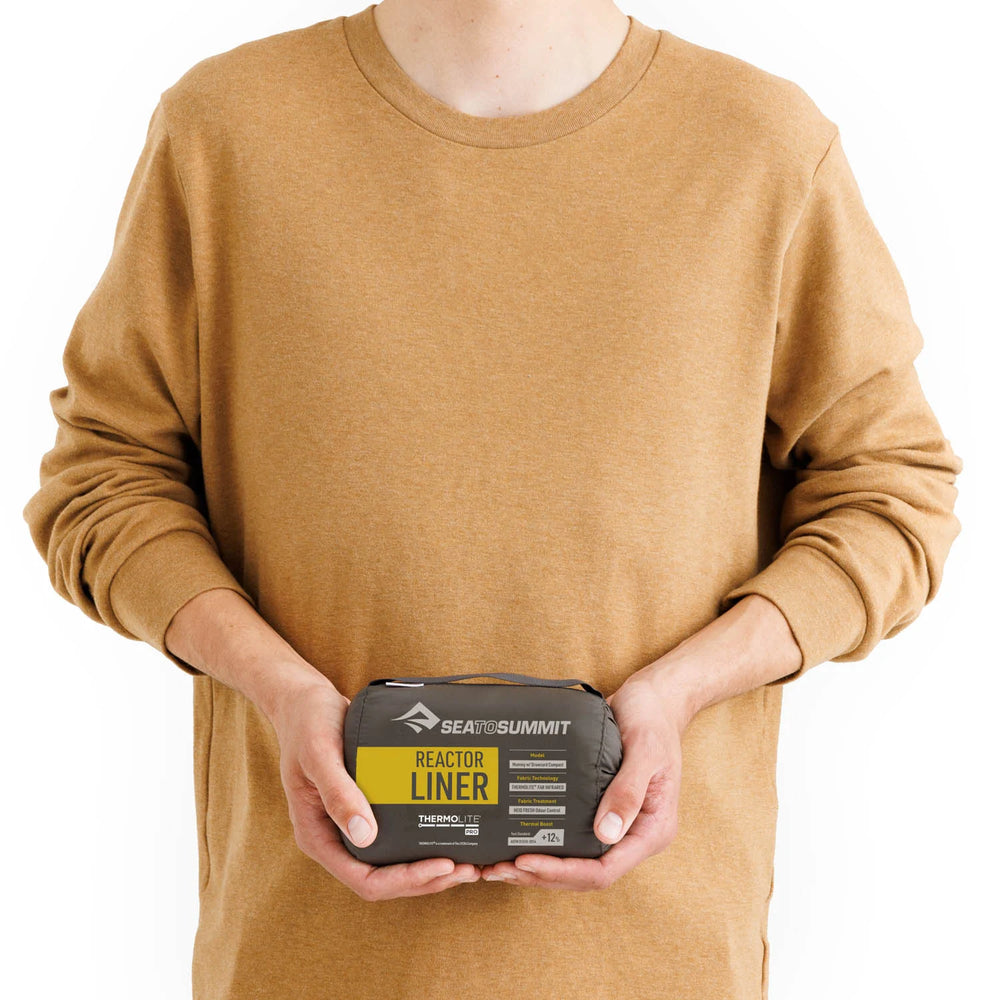 Sea to Summit Reactor Sleeping Bag Liner - Compact Mummy w/ Drawcord