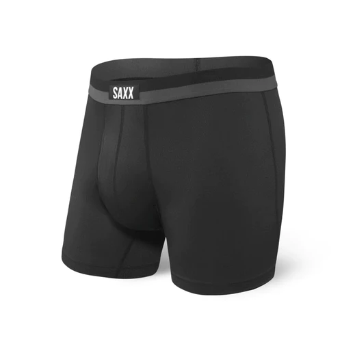 Saxx Sport Mesh Boxer Brief Fly Black