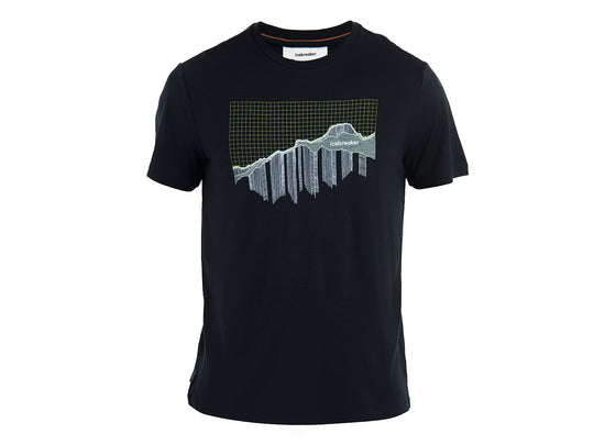 Icebreaker Mens TL III SS Tee Pin Gri Black