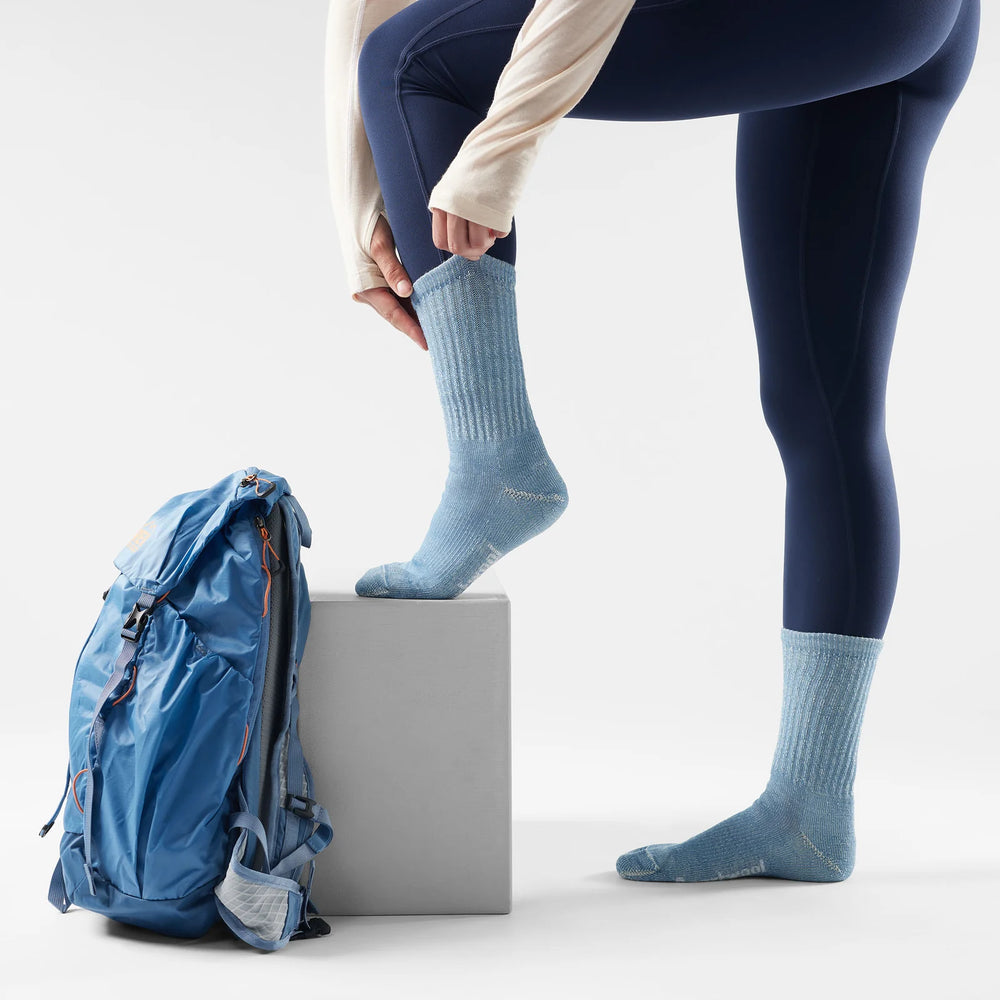 Smartwool W Hike Classic Edition Light Cushion Crew Socks Mist Blue
