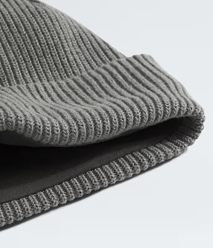The North Face Salty Lined Beanie Tnf Medium Grey Heather