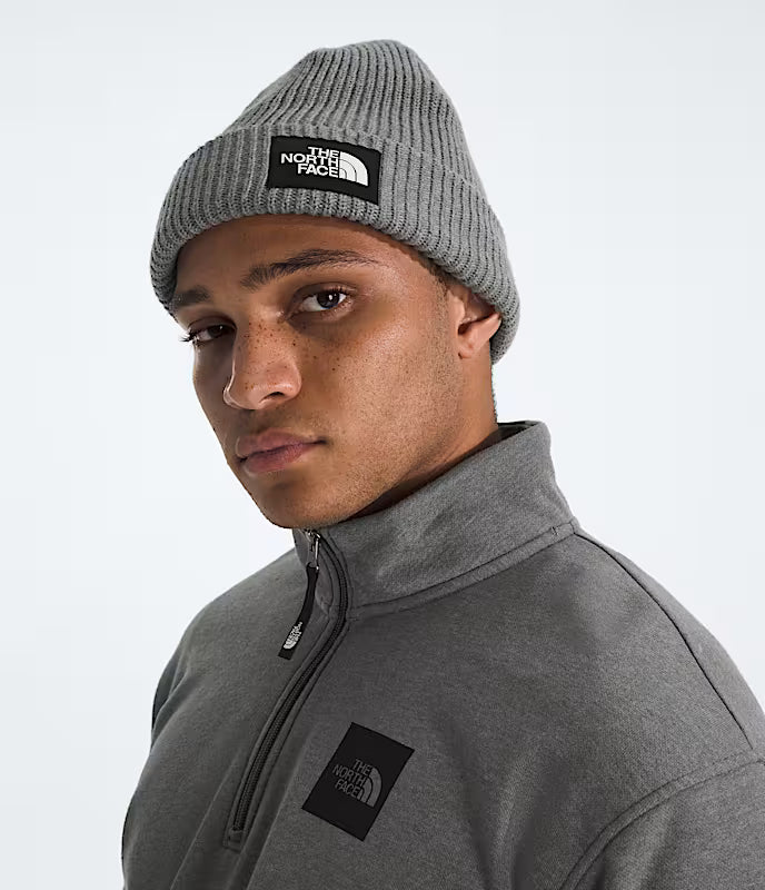The North Face Salty Lined Beanie Tnf Medium Grey Heather