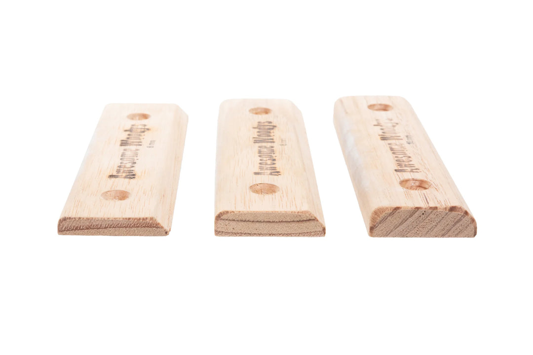 Awesome Woodys Edgies - Set of 6 Micro Climbing Holds