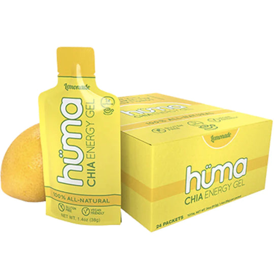 Huma Energy Gels Original Lemonade Box of 24