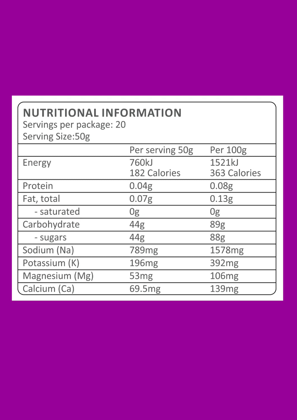 Trail Brew Wild Berry Energy + Electrolytes 1kg