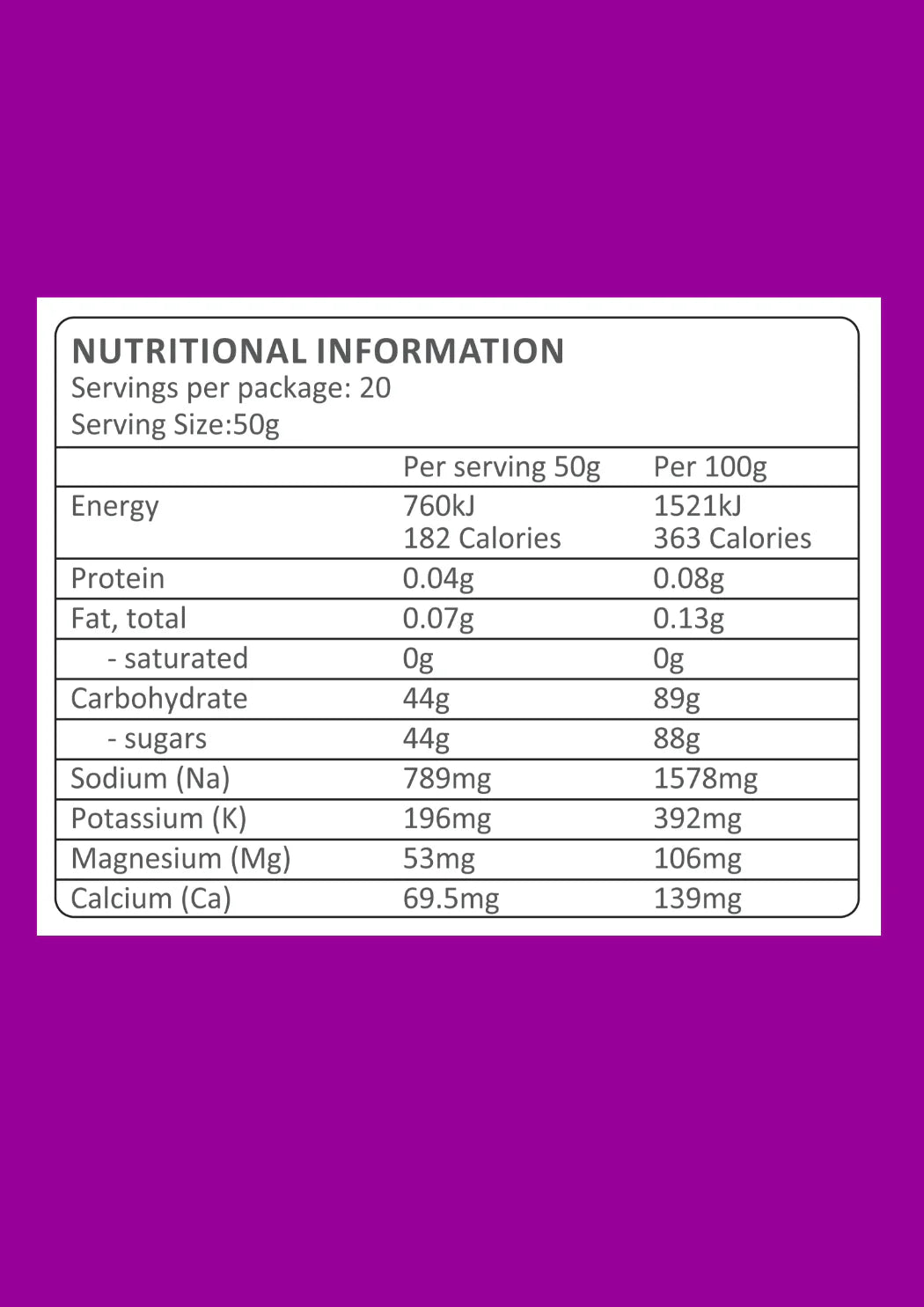 Trail Brew Wild Berry Energy + Electrolytes 1kg