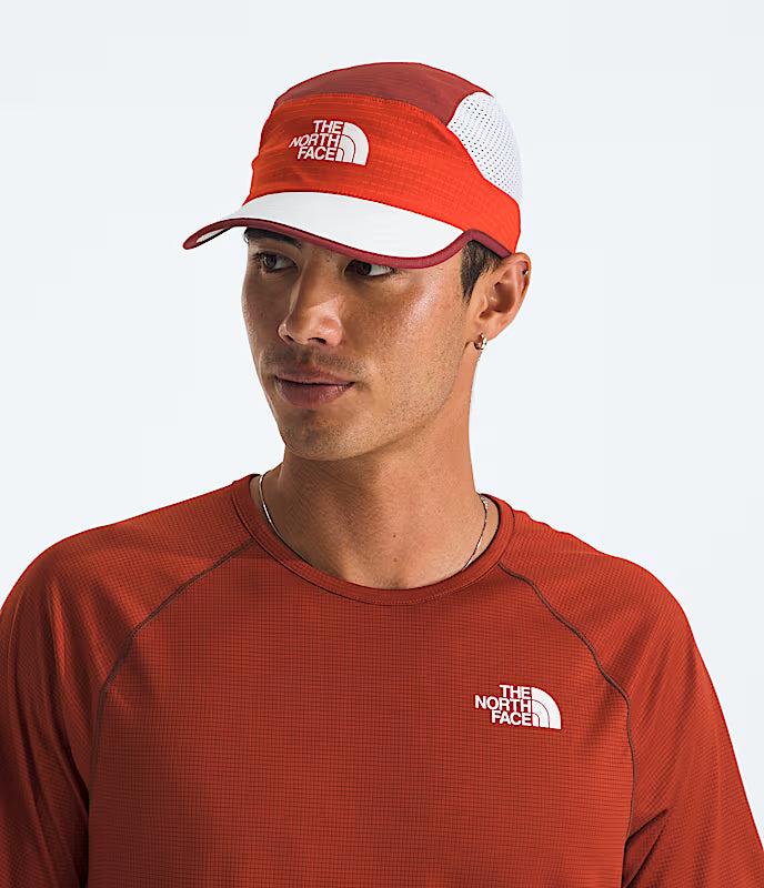 The North Face Summer LT Run Hat Iron Clay-Pearl Stone-Lava Red