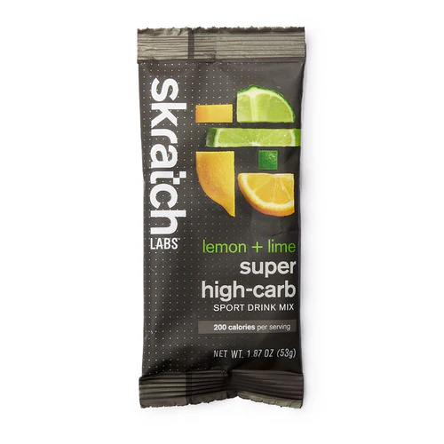 Skratch Super High-Carb Sport Drink Mix Lemons and Limes 53g 8-pack