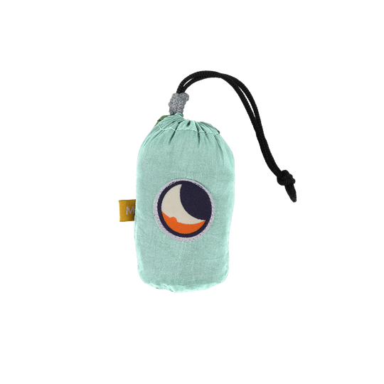 Ticket To The Moon Eco Bag Medium Mint / Jade Green (15L)