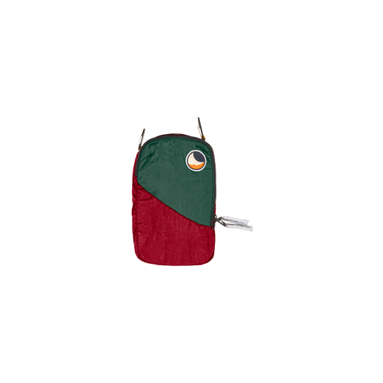 Ticket To The Moon Travel Cube S burgundy / dark green (0.7L incl. 2 accessory carabiners)